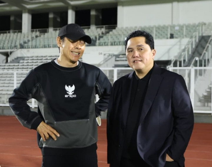Shin Tae-yong Akui Peran Erick Thohir Bawa Timnas Indonesia Meroket