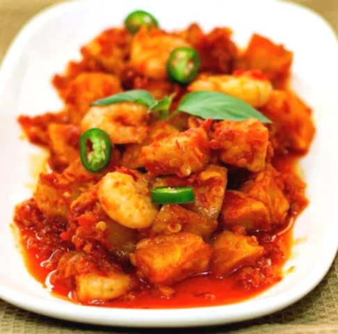 Simak resep sambal udang kentang berikut ini, ya! (Foto: Dok. Endeus TV)
