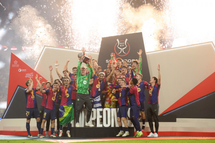 Libas Madrid 5-2, Barcelona Juarai Piala Super Spanyol