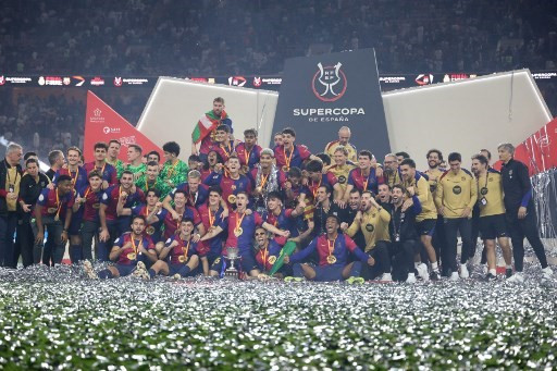 Sikat Real Madrid, Barcelona Juara Super Copa Spanyol ke-15 Kalinya!