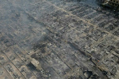 Pasca Kebakaran Ribuan Kios, Bisnis Pakaian Bekas di Ghana Terdampak