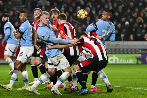Brentfotd Vs Man City Berakhir Imbang 1-1