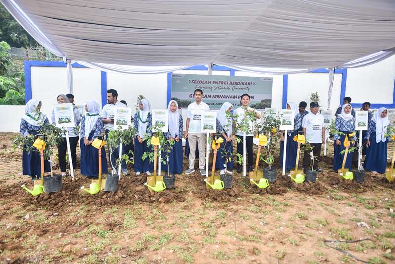 Program Sekolah Energi Berdikari di SMPN 35 Pondok Cina,  Depok, Jawa Barat.Istimewa
