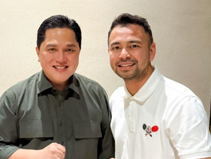 Raffi Ahmad Ketemu Erick Thohir, Mau Ngapain?