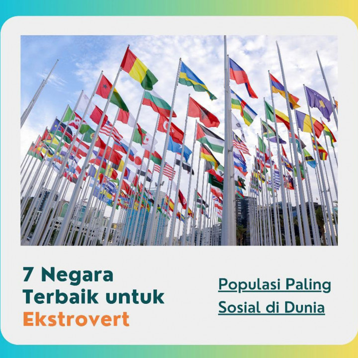 Negara-negara Terbaik untuk Ekstrovert