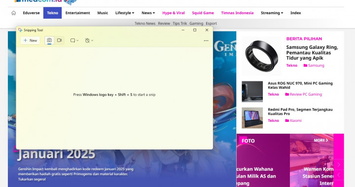 Kenali Fitur Tersembunyi Snipping Tool yang Bikin Kamu Hemat Biaya