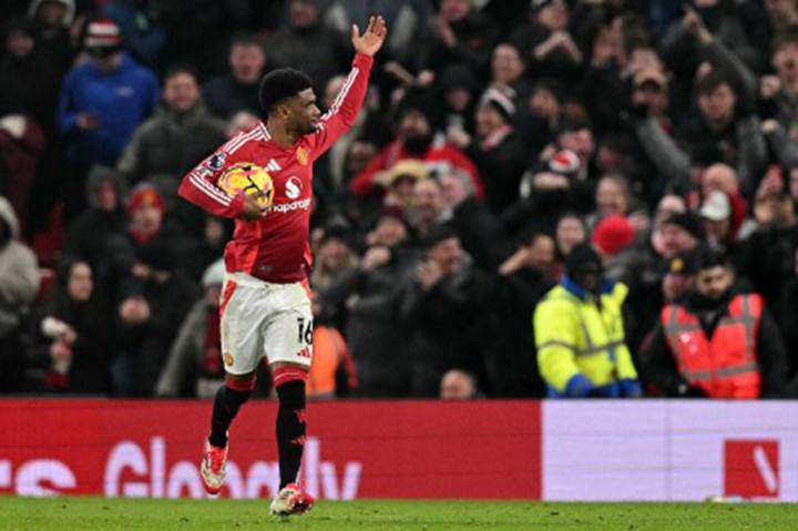 Amad Diallo Pencetak Hattrick Termuda MU di Old Trafford