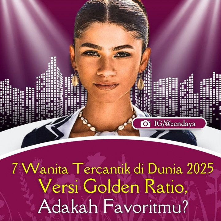 Deretan Wanita Tercantik Dunia 2025 Versi Golden Ratio