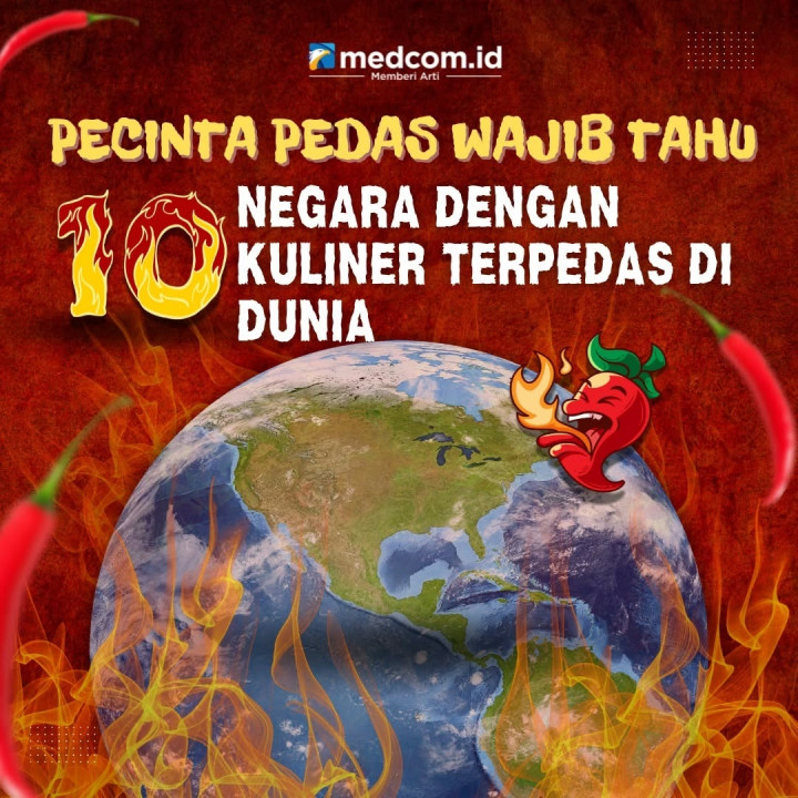 10 Negara dengan Kuliner Terpedas di Dunia