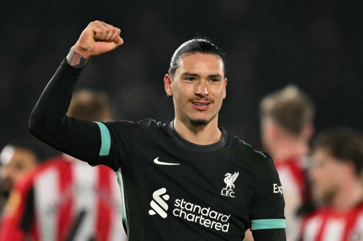 Darwin Nunez jadi Pahlawan Kemenangan Liverpool atas Brentford