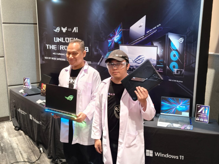 Asus ROG Indonesia Pamer ‘Amunisi’ 2025, Pertama Bawa Nvidia RTX 50