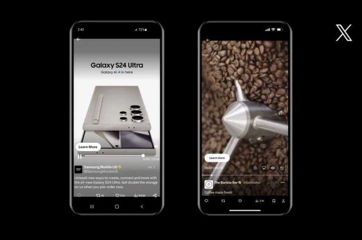 X Versi Amerika Serikat Kini Punya Feed Video Vertikal