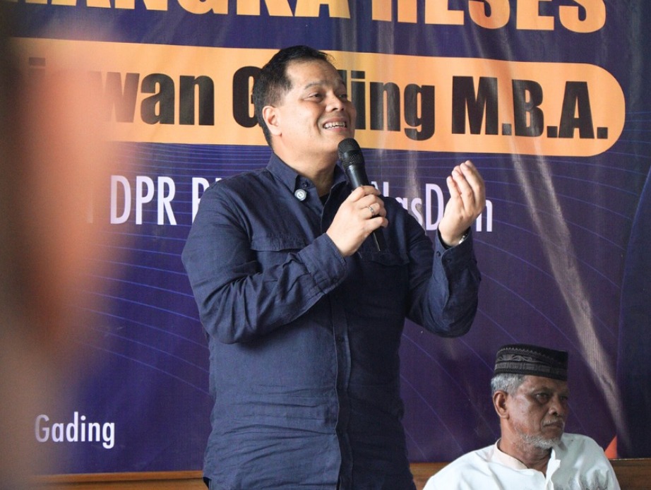 Anggota DPR RI 2024-2029 dari Fraksi NasDem Dapil Aceh, Irsan Sosiawan Gading. Dok. IG Irsansosiawan