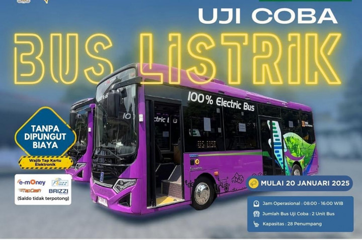 Yogyakarta Uji Coba Bus Listrik, Ini Rutenya!
