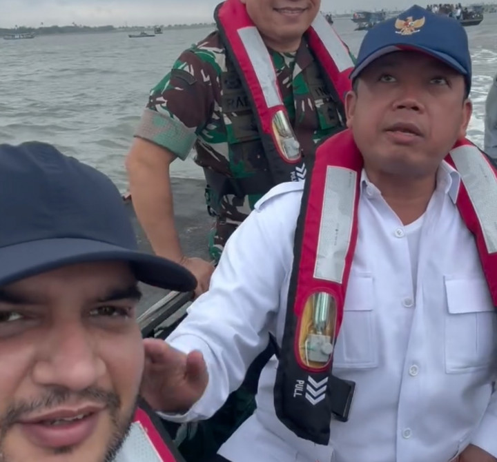 Di Atas Kapal saat Pembongkaran Pagar Laut, Menteri Nusron Puji Politikus NasDem Ini