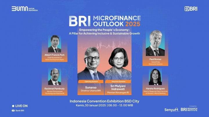 Gali Peranan UMKM dalam Pertumbuhan Ekonomi di BRI Microfinance Outlook 2025