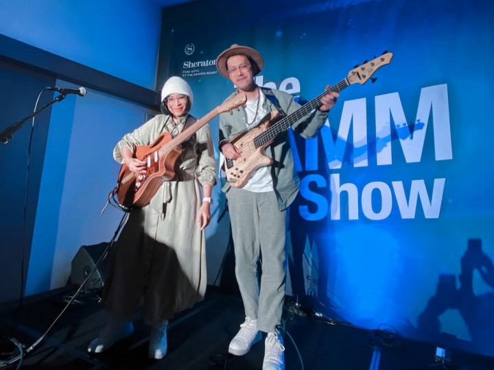 Penampilan Endah N Rhesa di Pameran Alat Musik Terbesar Amerika