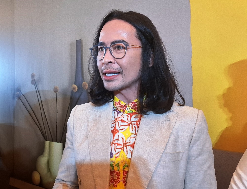 Iwet Ramadhan selaku publik figur ternama di Indonesia mengatakan bahwa untuk memilih cat rumah jujur terhadap diri sendiri. Dok. Aulia/Medcom