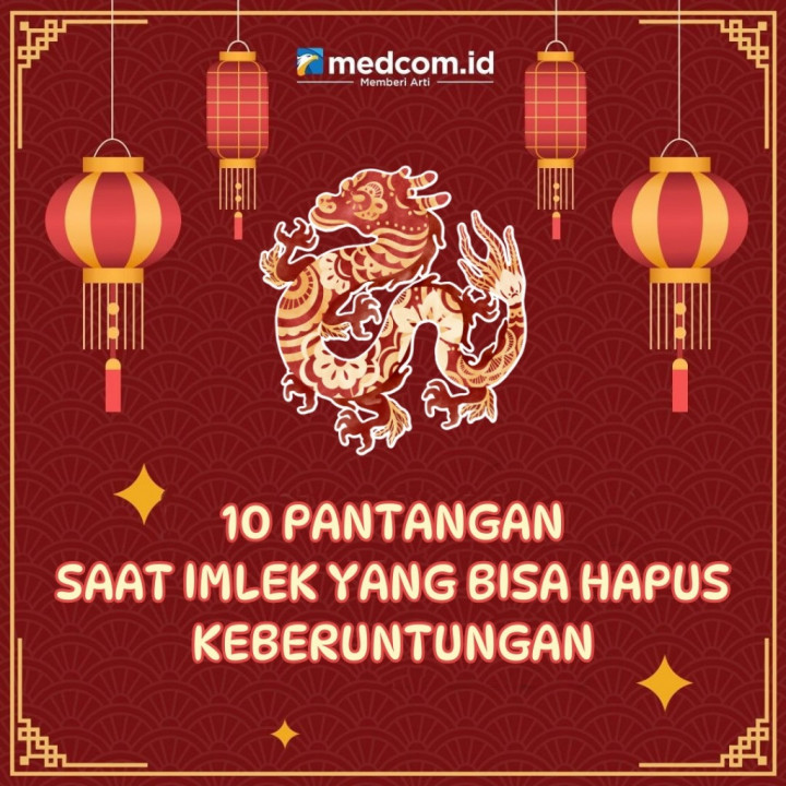 10 Pantangan saat Imlek