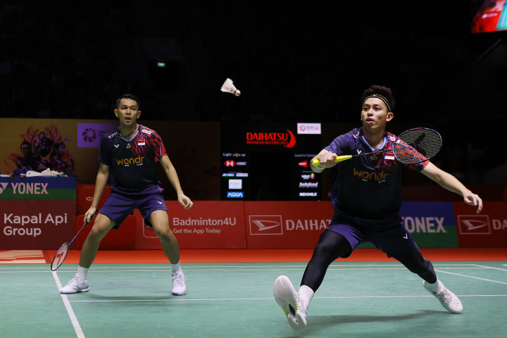 Indonesia Masters 2025: Suporter Istora Dorong Fajar/Rian ke Final