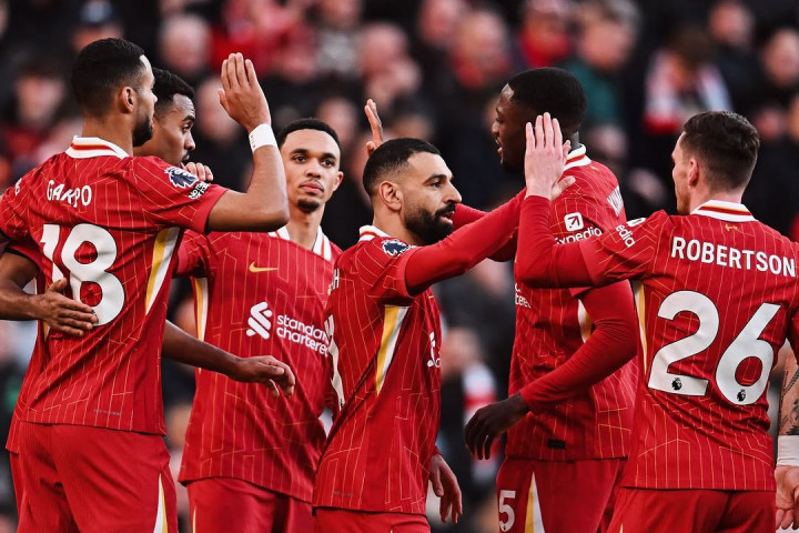 Taklukkan Ipswich Town, Liverpool Kokoh di Puncak Klasemen