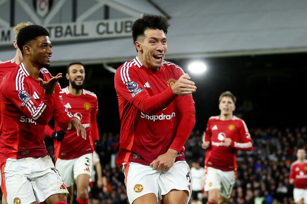 Lisandro Martinez Menangkan Manchester United di Markas Fulham