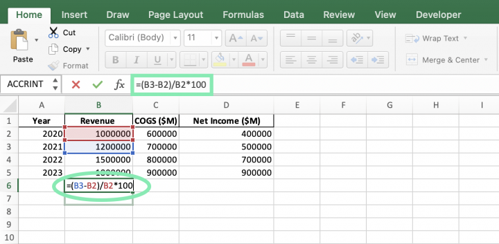 Cara Menghitung Persen di Excel