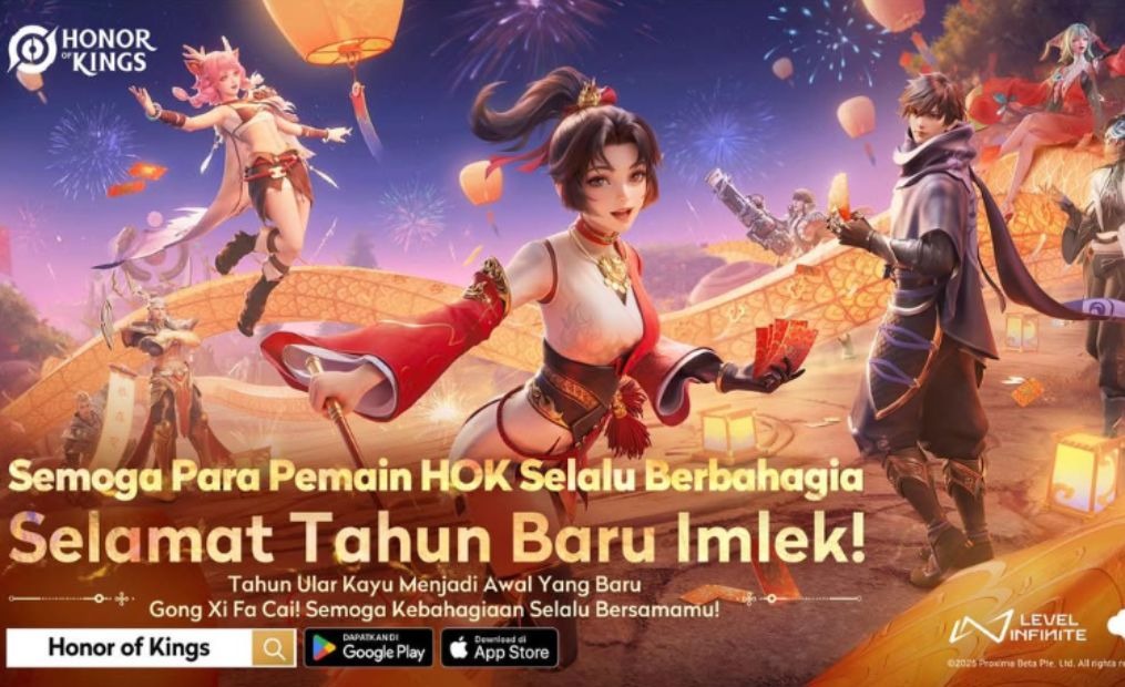 Honor of Kings Sambut Imlek dengan Skin dan Hero Gratis.Medcom.id/Agapytus Edvaldo S