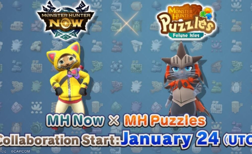 Kolaborasi Spesial Monster Hunter Puzzles dan Now Hadir di Mobile.