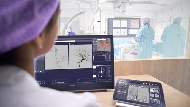 Philips' new image guided therapy system, designed to improve productivity and help care teams make the right decisions faster. (Photo: Doc. Philips)