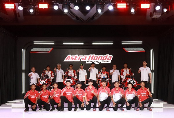Formasi lengkap pembalap binaan Astra Honda di tahun 2025. dok ahm
