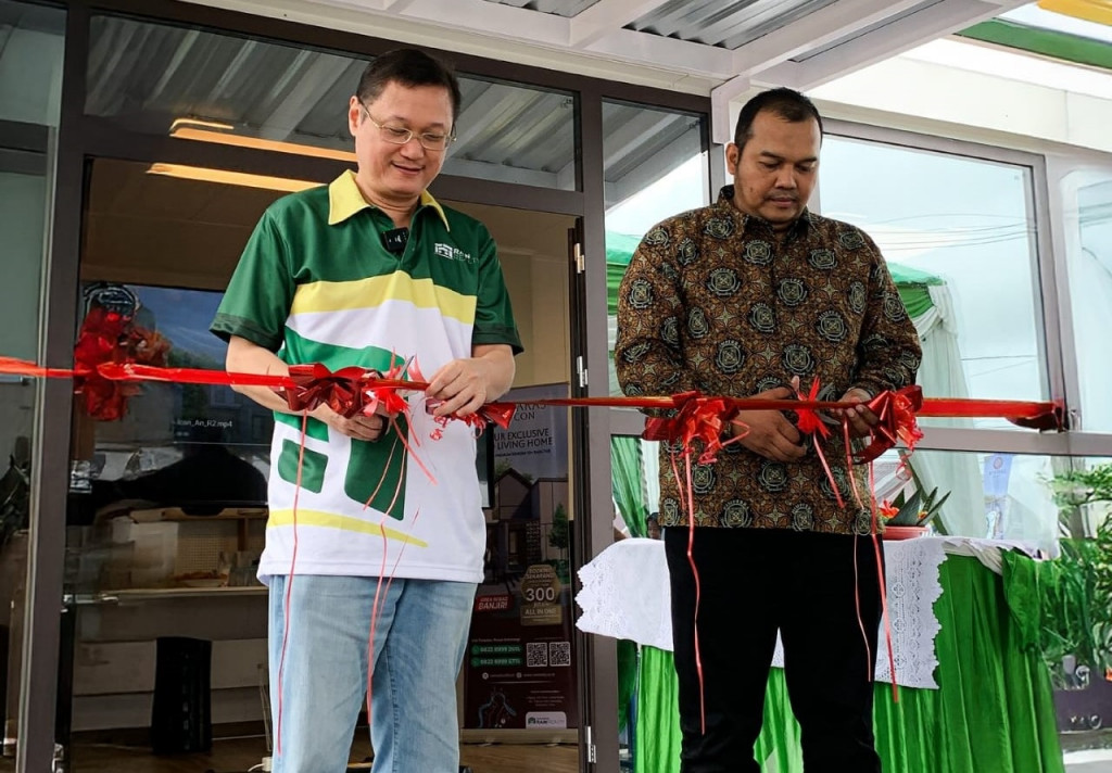 Pembangunan perumahan di Kelurahan Handil Bhakti, Kecamatan Palaran, Kota Samarinda, Kalimantan Timur.