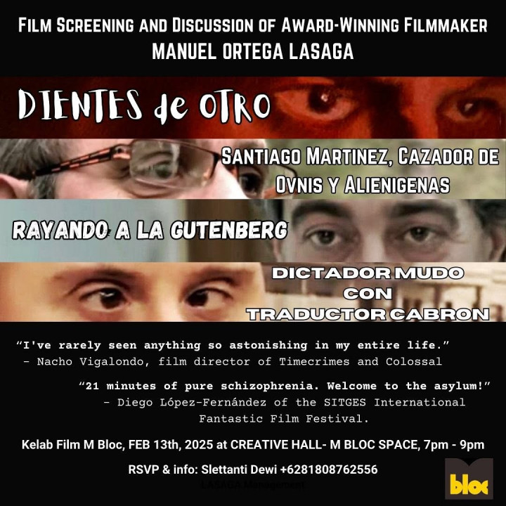 Kelab Film M Bloc Tayangkan Film Horor Karya Manuel Ortega Lasaga, Gratis!