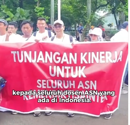 Aliansi Dosen ASN Kemendiktisaintek Tuntut Pemerintah Bayarkan Seluruh Tunggakan Tukin