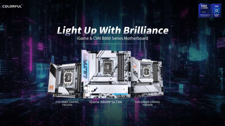 Colorful Rilis Lini Motherboard B860, Dukung Intel Core Ultra 200 Series