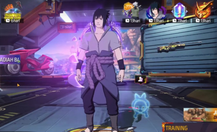 Cara Dapat Groza Sasuke di Garena Free Fire