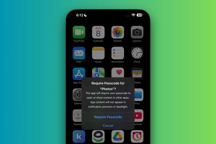 Trik Mengunci Aplikasi Foto di iPhone