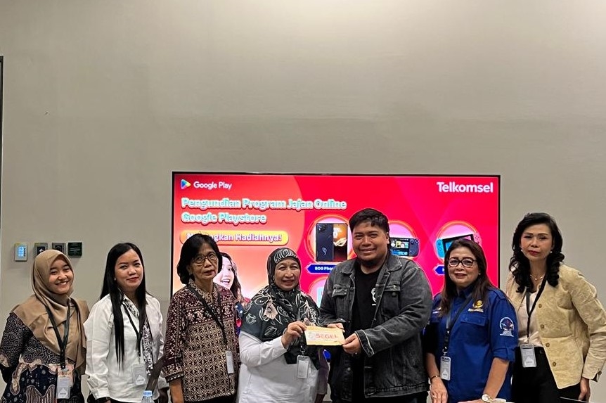 Telkomsel menggelar undian pemenang program Jajan Online 2024.