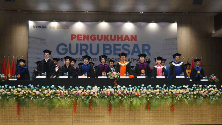 Unika Atma Jaya Tambah 2 Profesor Bidang Teknik Industri dan Ekonomi Bisnis