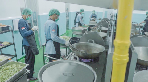 6.000 Porsi Makanan Bergizi Gratis Dimasak Pakai Gas Bumi