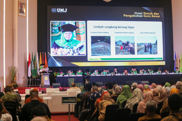 UMJ Kukuhkan Profesor Pertama Fakultas Pertanian, Bahas Pengurangan Limbah Organik