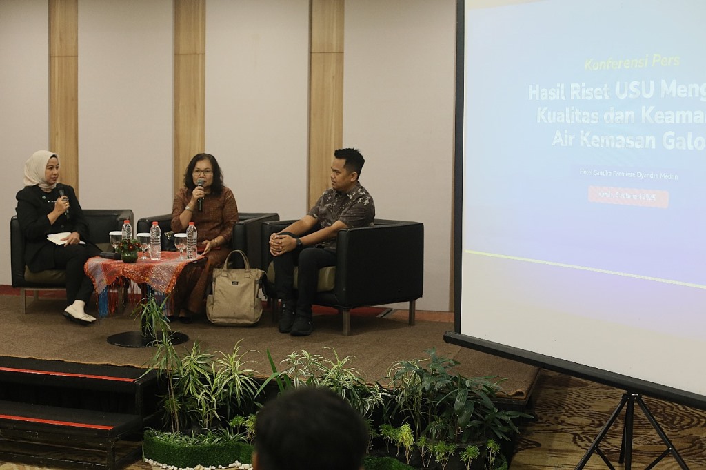 Penelitian USU menyebut tidak ada indikasi BPA terlepas ke dalam air meskipun galon terpapar sinar matahari selama beberapa hari