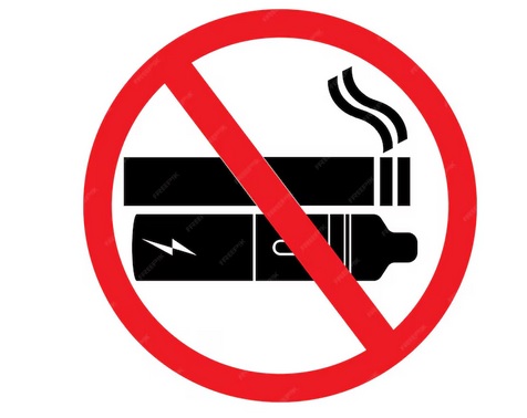 Nikotin pada vape menyebabkan penggunanya kecanduan. Ilustrasi Freepik