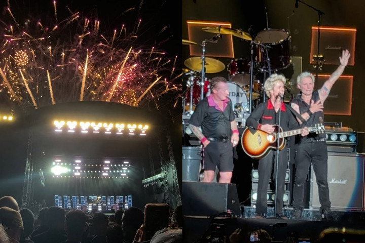 Kembang Api Tutup Konser Green Day, Billie Joe Armstrong: Terima Kasih Jakarta!