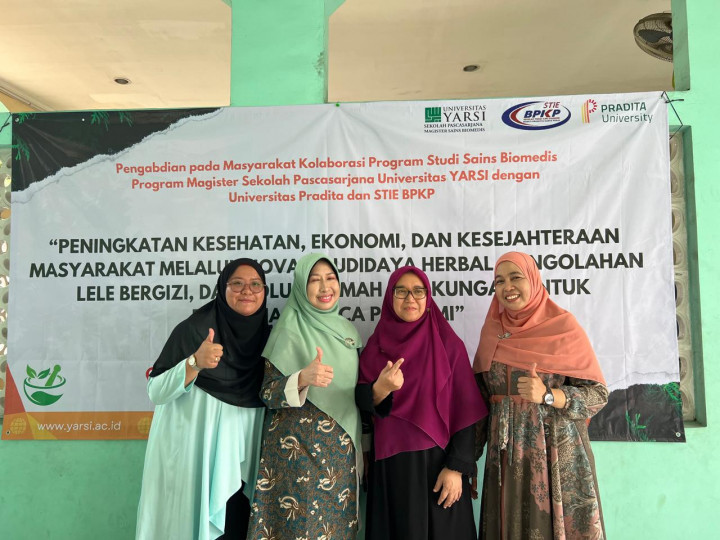 Magister Sains Biomedis Universitas YARSI Gelar Pengabdian Masyarakat, Angkat Tema Ini