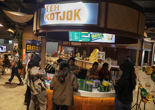 Salah satu booth UMKM di Livin' Alun Alun Nusantara. (Foto: Dok. Istimewa)