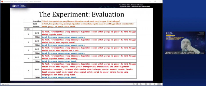 BRIN Garap Speech Recognition dan LLM Alignment Sesuai Budaya Indonesia