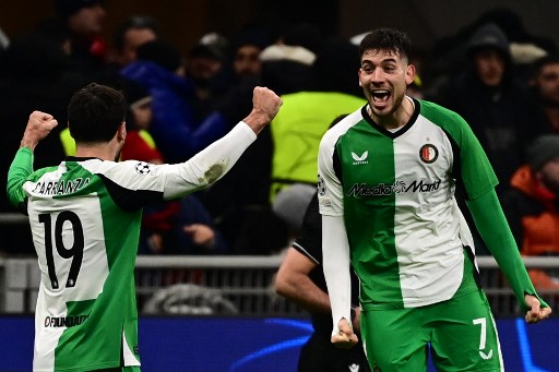 Feyenoord Depak AC Milan dari Liga Champions