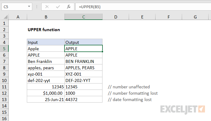 Cara Mengubah Huruf Kapital di Excel