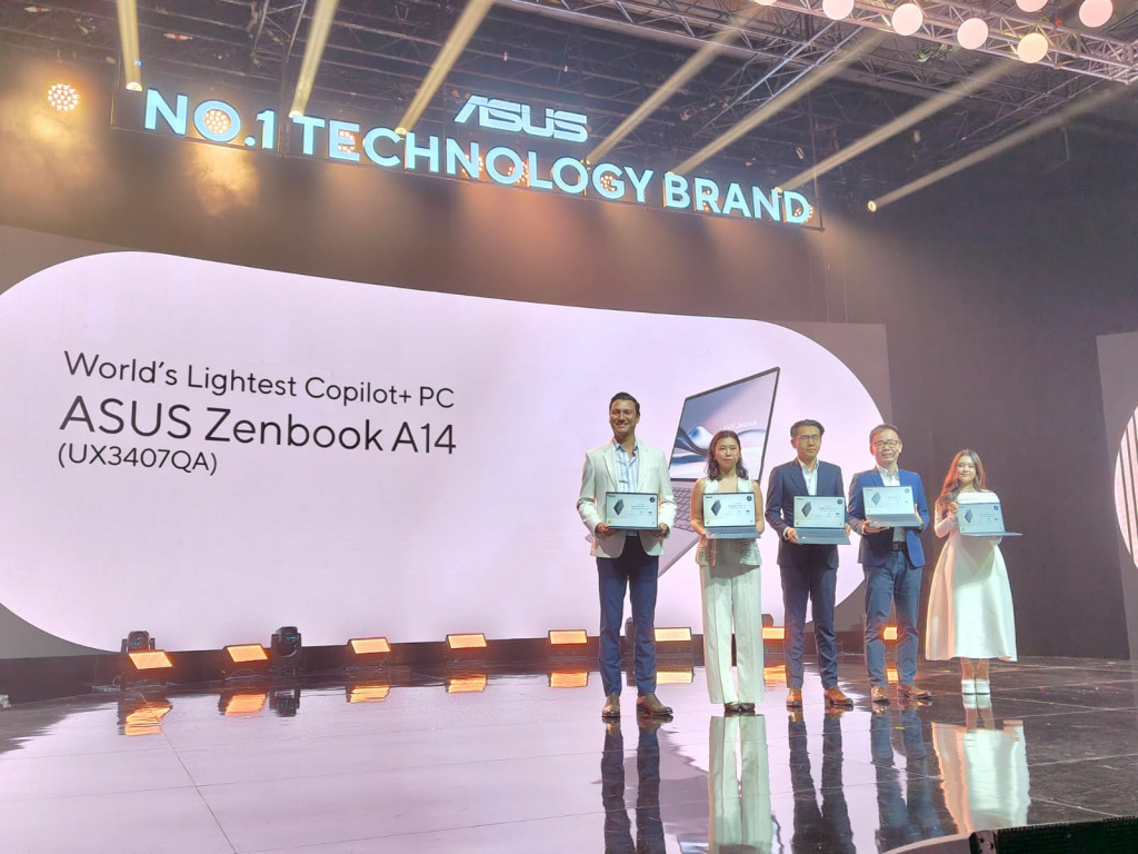 Peluncuran Asus Zenbook A14 di Indonesia.